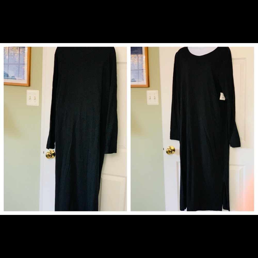 NWT  Core Life Dark Gray Midi Dress
